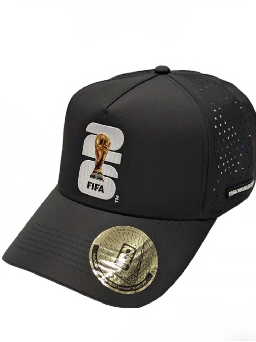FIFA Black World Cup 2026 Trophy Hat Officially Lisenced